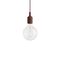 Muuto E27 Hanglamp LED - Deep red